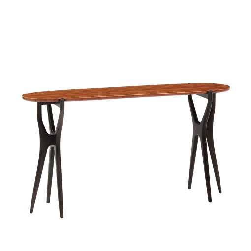 Greenington Tofino Amber & Caviar Console Table - Image 3