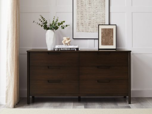 Greenington Weston Black Walnut Six Drawer Dresser