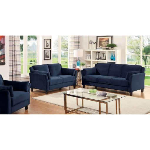 Ysabel Contemporary Tufted Cushions Sofa and Love Seat & Chair - Image 2