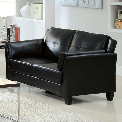 Pierre Contemporary Flared Arms Loveseat