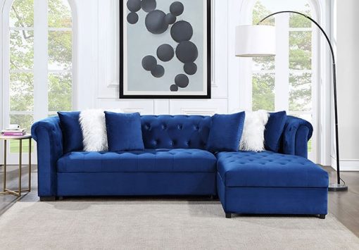 Alessandria Glam Right Side Chaise Sectional - Image 2