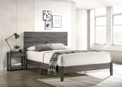 Flagstaff Rustic Plank-style Headboard Bed