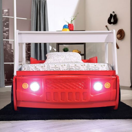 Fierstall Novelty Slat Kit Included Red Twin Bed - Image 5