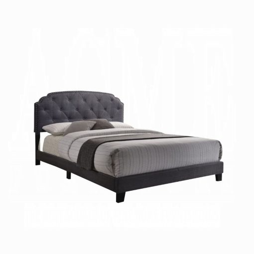 Tradilla Gray Fabric Queen Bed - Image 2