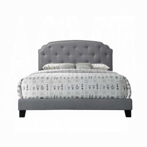 Tradilla Gray Fabric Queen Bed - Image 3