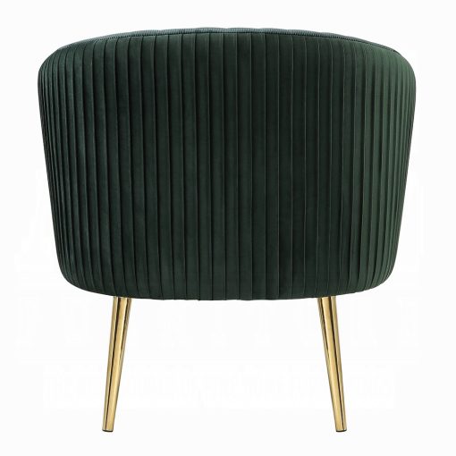 Sigurd Velvet & Gold Accent Chair - Image 5