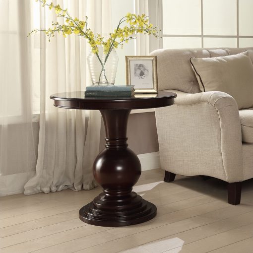 Alyx Traditional Wood Accent Table