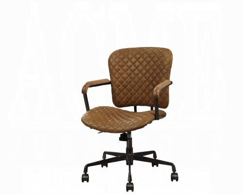 Josi Coffee Top Grain Leather Office Chair