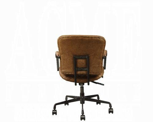 Josi Coffee Top Grain Leather Office Chair