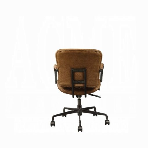 Josi Coffee Top Grain Leather Office Chair