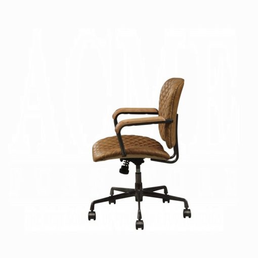 Josi Coffee Top Grain Leather Office Chair