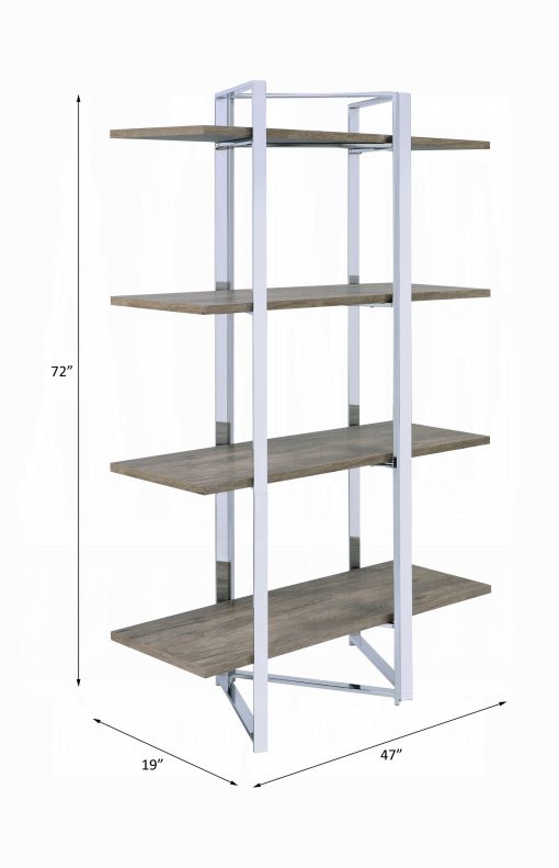 Libby Chrome Bookshelf - Image 2