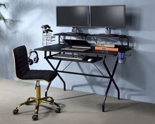 Hartman Metal Black 47" Gaming Desk