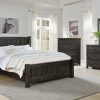 Regensburg Rustic Dark Gray 4 Piece Queen Bedroom Set