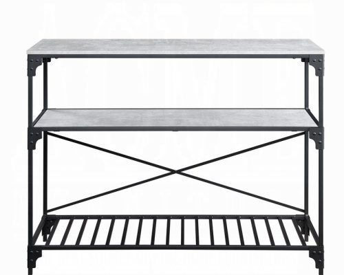 Jakob Black & Concrete Kitchen Island