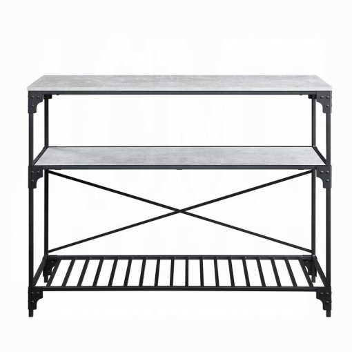 Jakob Black & Concrete Kitchen Island