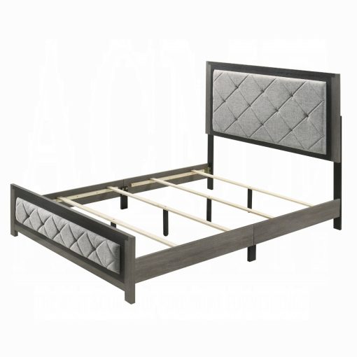 Casimiro Gray Linen & Gray Eastern King Bed - Image 3