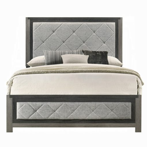 Casimiro Gray Linen & Gray Eastern King Bed - Image 2