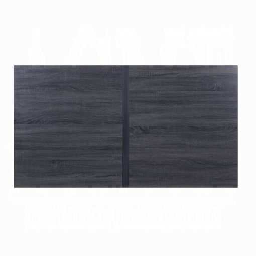 Nakula Gray Oak & Black Dining Table - Image 4