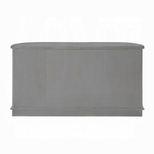 Adalynn Wood Weathered Gray Oak Server - Image 5