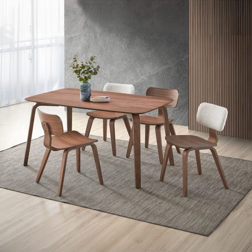 Casson Walnut Dining Table - Image 9