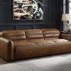 Rafer Cocoa Top Grain Leather Sofa