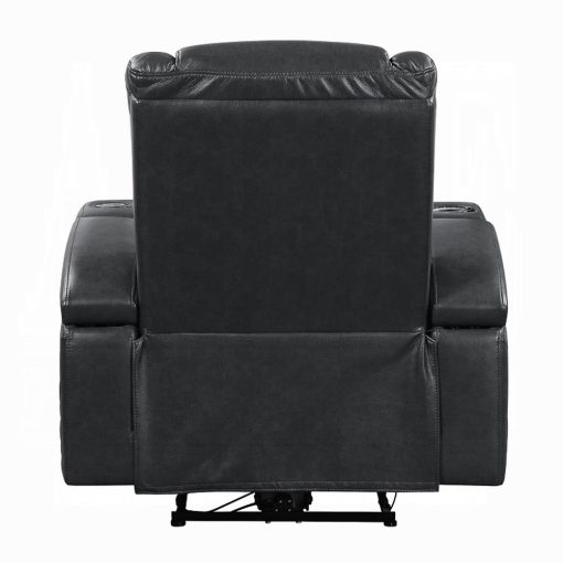 Alair Metal & Leather-Aire Power Motion Recliner with Bluetooth, Wireless Charger & Cupholder - Image 17