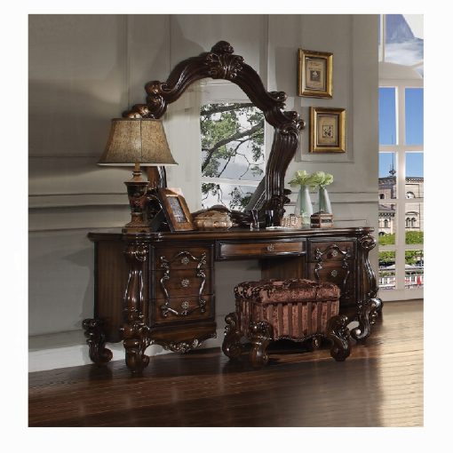Acme Versailles Cherry Oak Mirror - Image 2