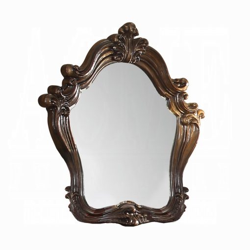Acme Versailles Cherry Oak Mirror - Image 4