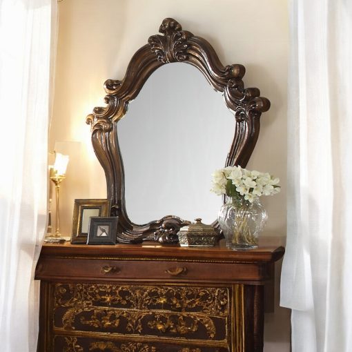 Acme Versailles Cherry Oak Mirror
