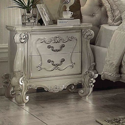 Acme Versailles Bone White Nightstand