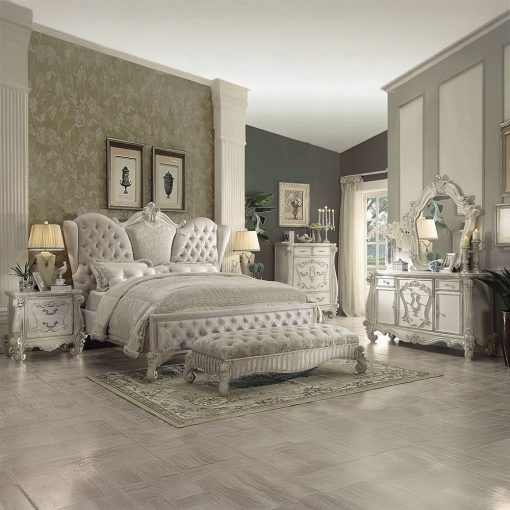 Acme Versailles Bone White Nightstand - Image 2