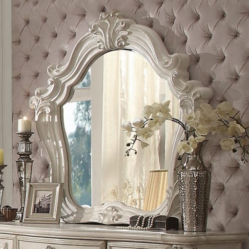 Acme Versailles Bone White Mirror