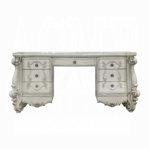 Acme Versailles Bone White Vanity Desk - Image 4