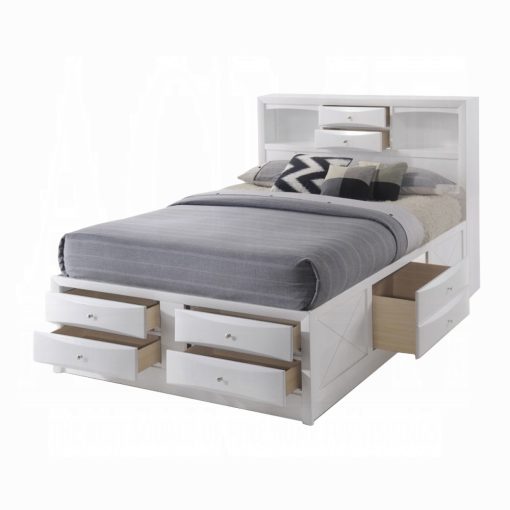 Acme Ireland White Bed with Storage - Image 6
