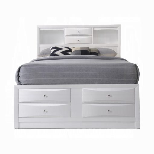 Acme Ireland White Bed with Storage - Image 7