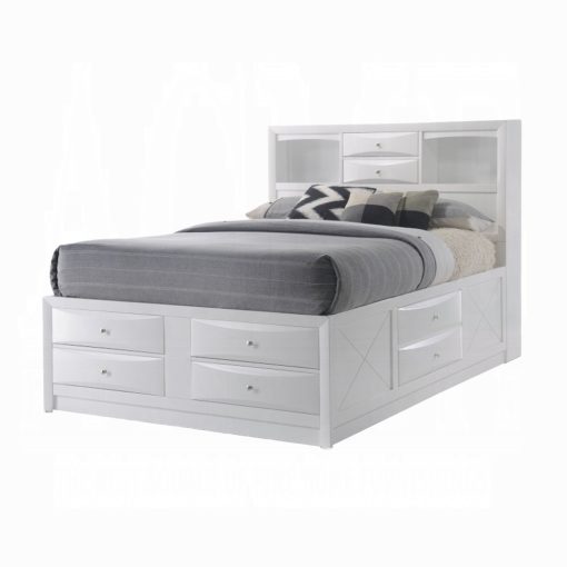Acme Ireland White Bed with Storage - Image 9