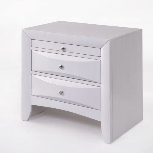 Acme Ireland White Nightstand - Image 3