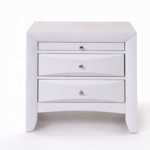 Acme Ireland White Nightstand - Image 4