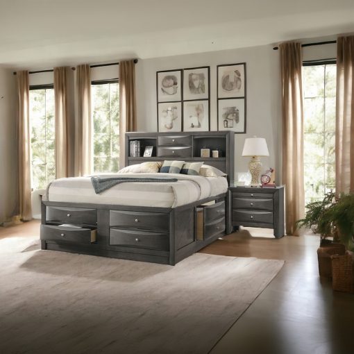Acme Ireland Composite Wood Bed with Storage - Image 13