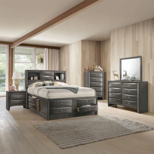 Acme Ireland Composite Wood Bed with Storage - Image 17