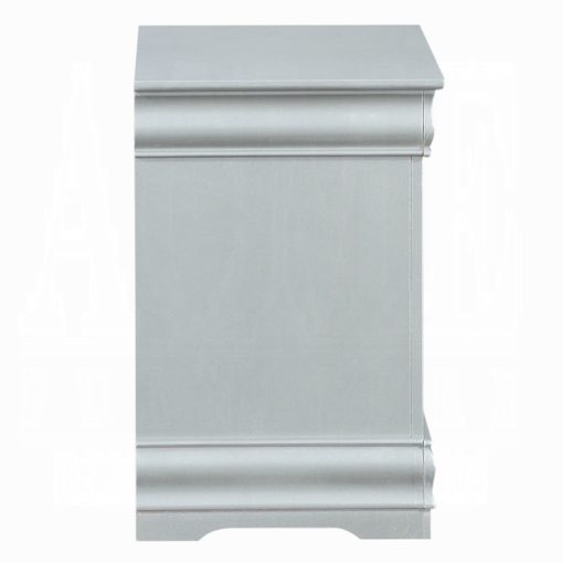 Acme Louis Philippe III Platinum Nightstand - Image 9