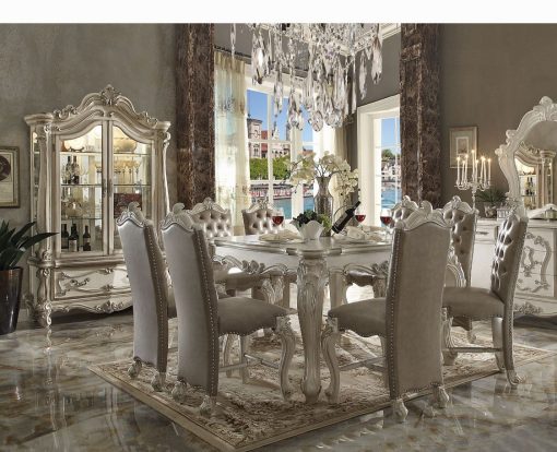 Acme Versailles Bone White Counter Height Table