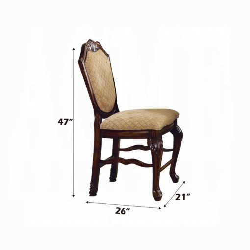 Acme Chateau De Ville Counter Height Chair - Set of 2 - Image 3