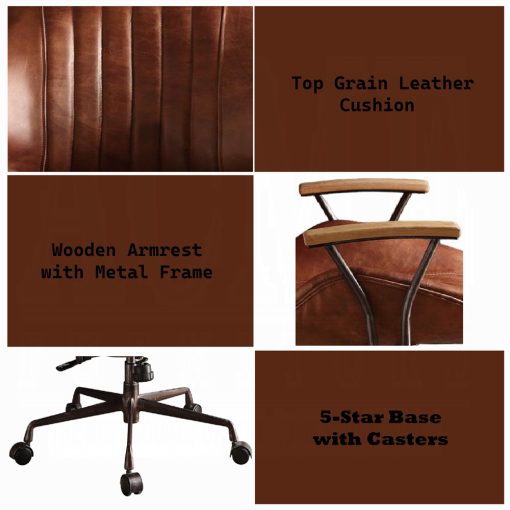Acme Hamilton Composite Wood Office Chair - Image 19