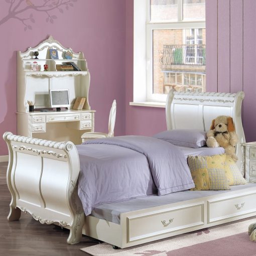 Acme Pearl White Full Bed