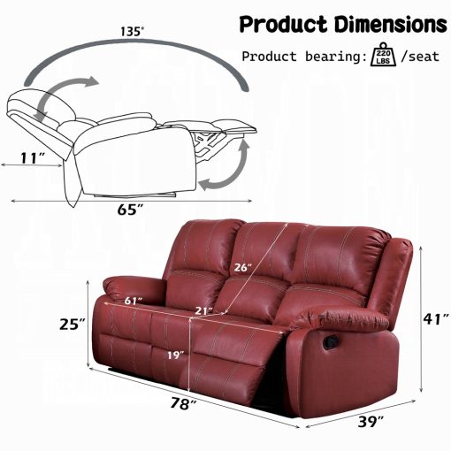 Acme Zuriel Motion Sofa - Image 4