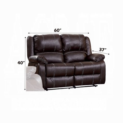 Acme Zuriel Motion Loveseat - Image 9