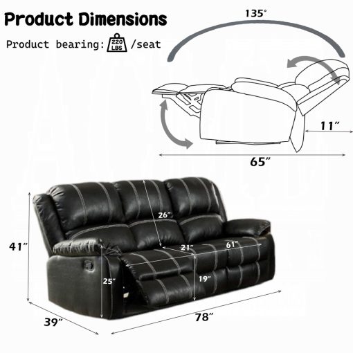 Acme Zuriel Motion Sofa - Image 14