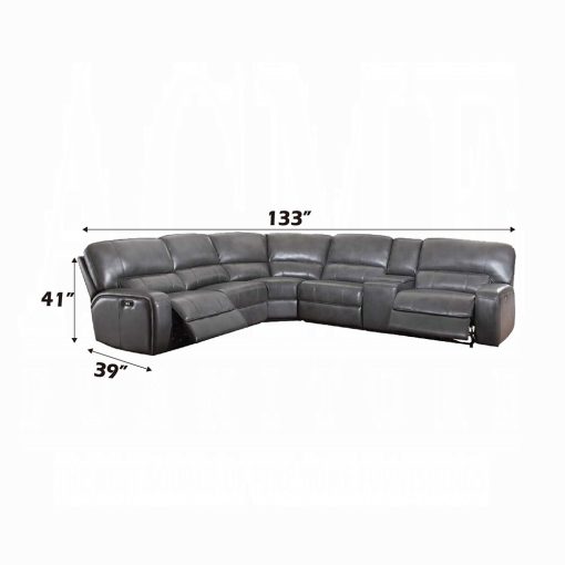 Acme Saul Power Motion Sectional Sofa - Image 6